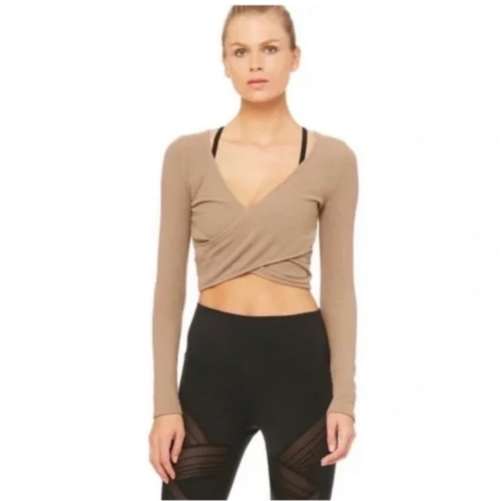 Alo Yoga Amelia Luxe Criss Cross Long Sleeve